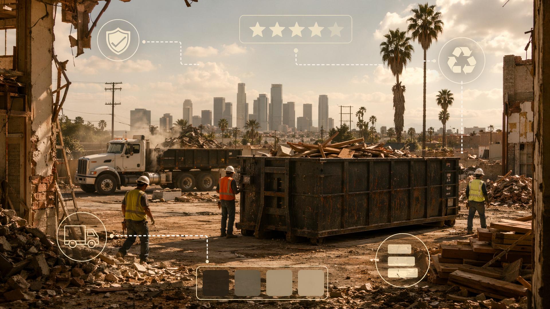 The Best Professional Roll Off Dumpster Services Los Angeles Dumpster Rental Companies to Hire